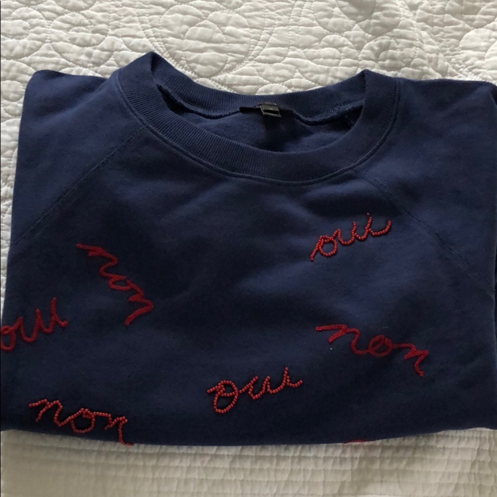 j Crew Terry sweatshirt